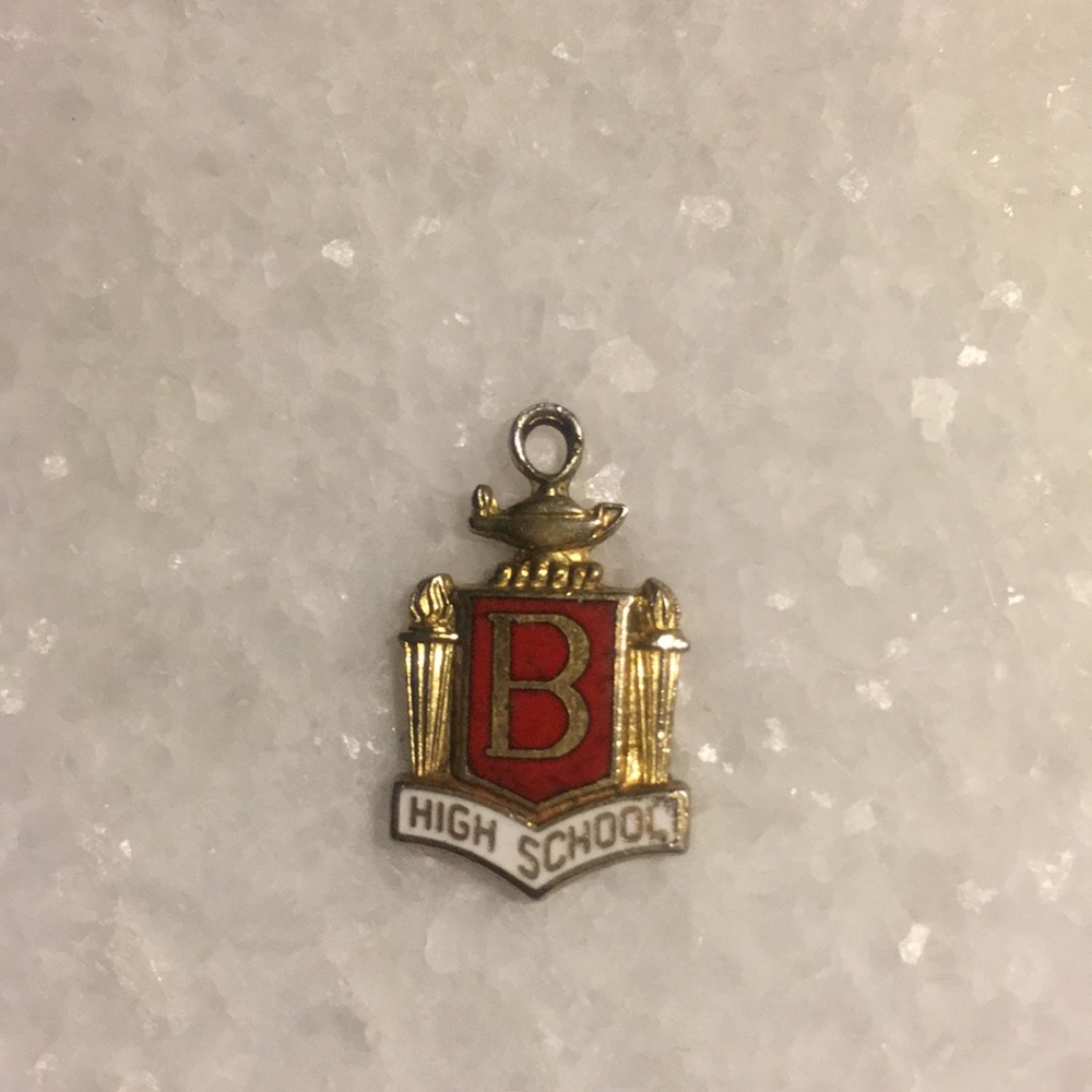 1960s Sterling Silver 925 High school pendant